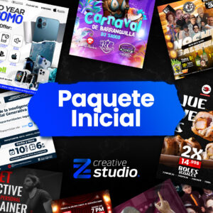 Paquete Inicial - 12 Diseños