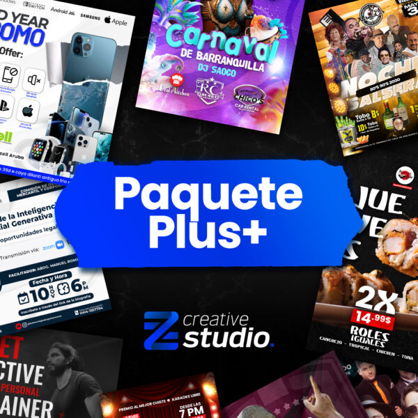 Paquete Plus+ 30 Diseños